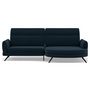 Voir la diapositive 5 : LISA DESIGN Terry - canapé d'angle droit 4 places avec têtières réglables en tissu texturé