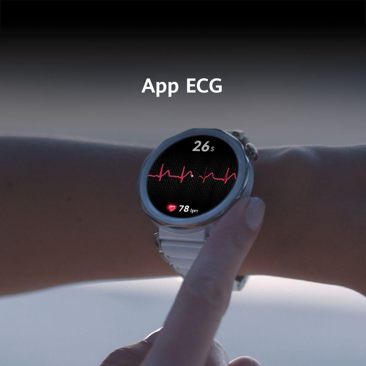 HUAWEI Montre connectée Watch GT5 Pro 41mm  Blanc