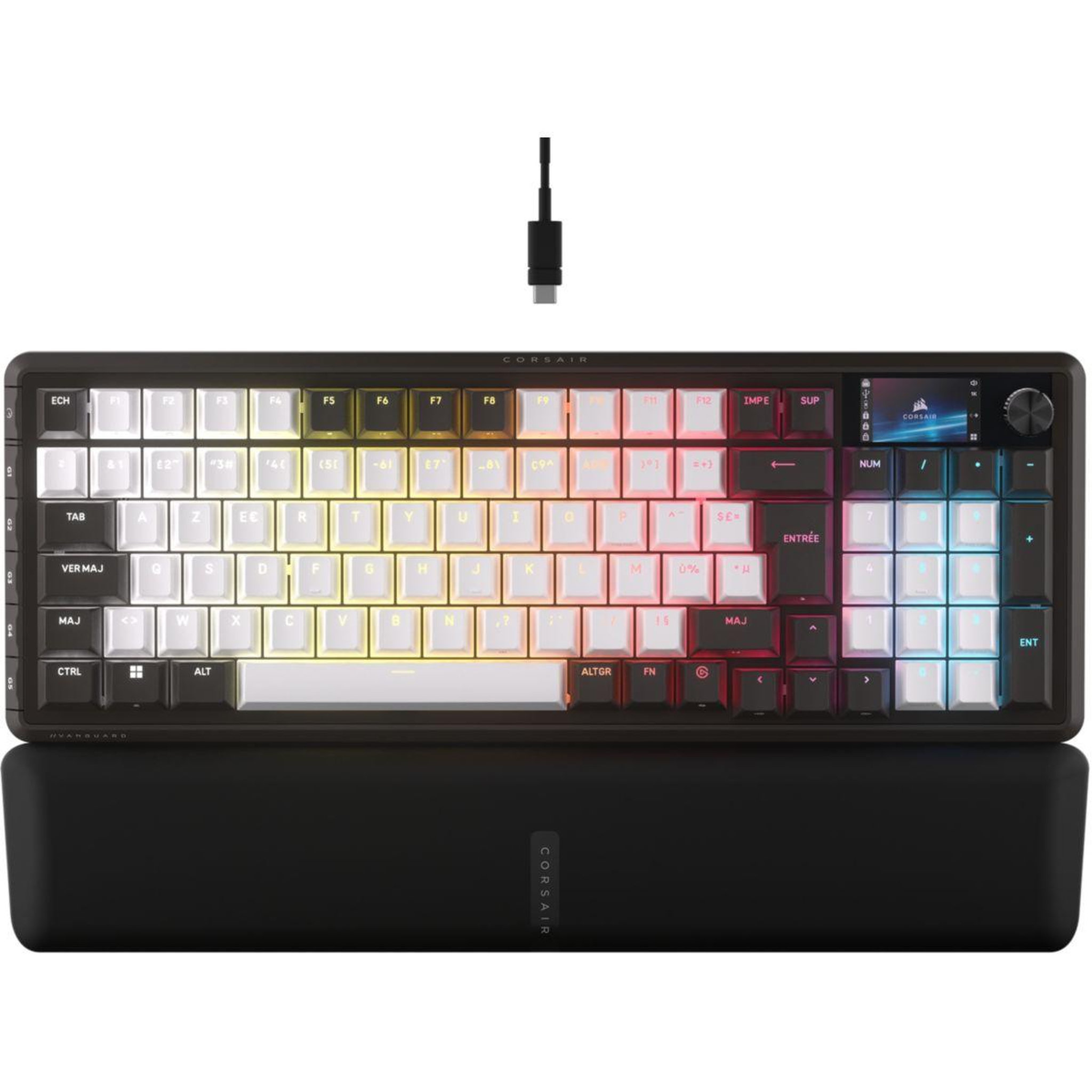 Corsair Clavier gamer vanguard 96 gaming dual tone