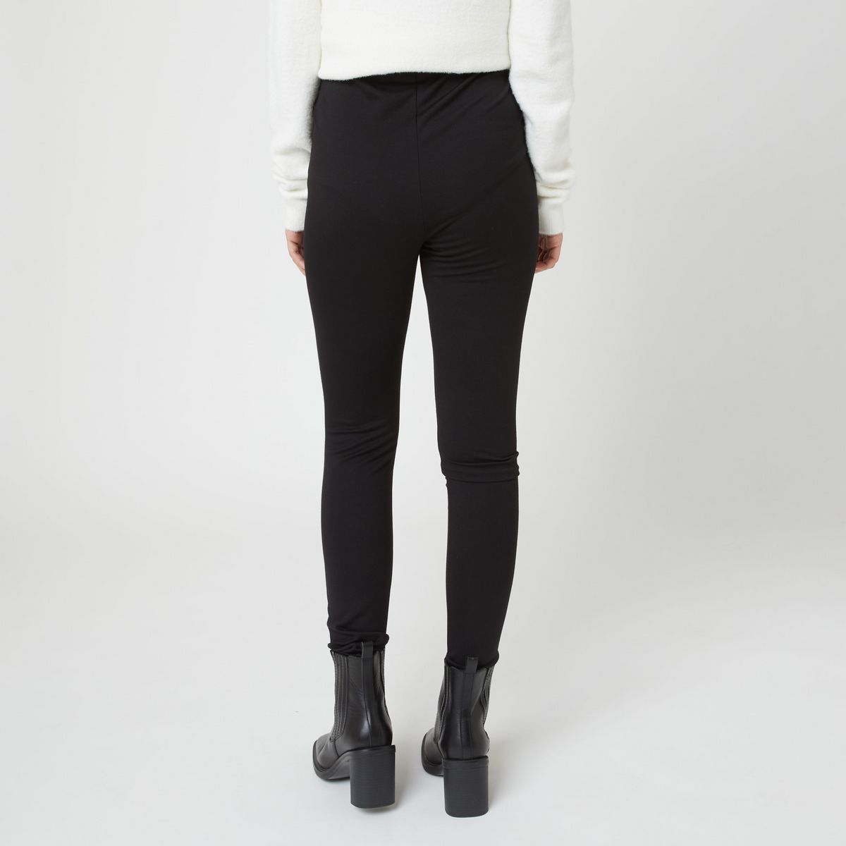 INEXTENSO Pantalon noir femme