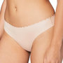 Voir la diapositive 2 : DIM x2 String Beige/Blanc Femme Dim DIM0A6M