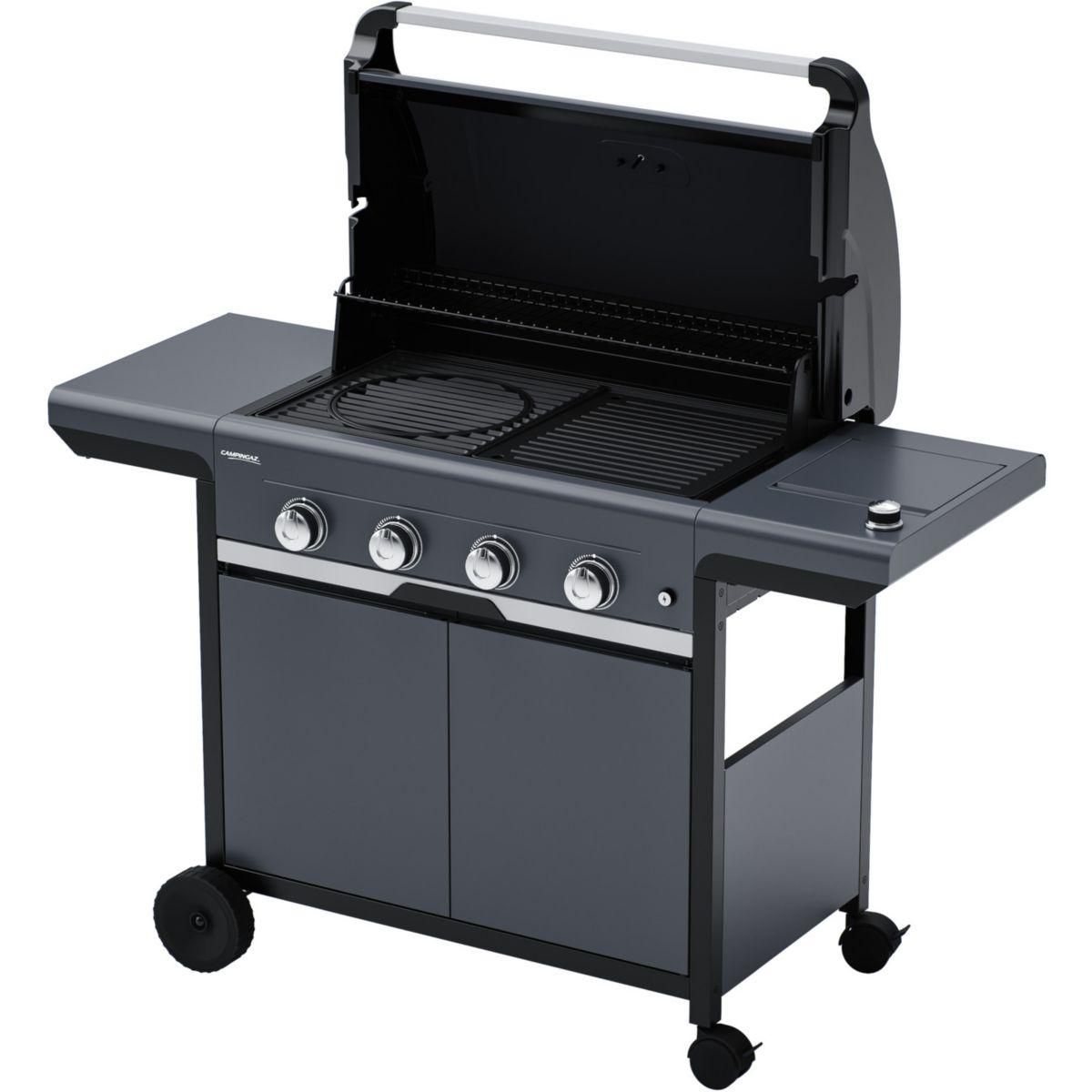 CAMPINGAZ Barbecue gaz SELECT 4 EXS noir 4 brûleurs sur chariot 70x40 cm