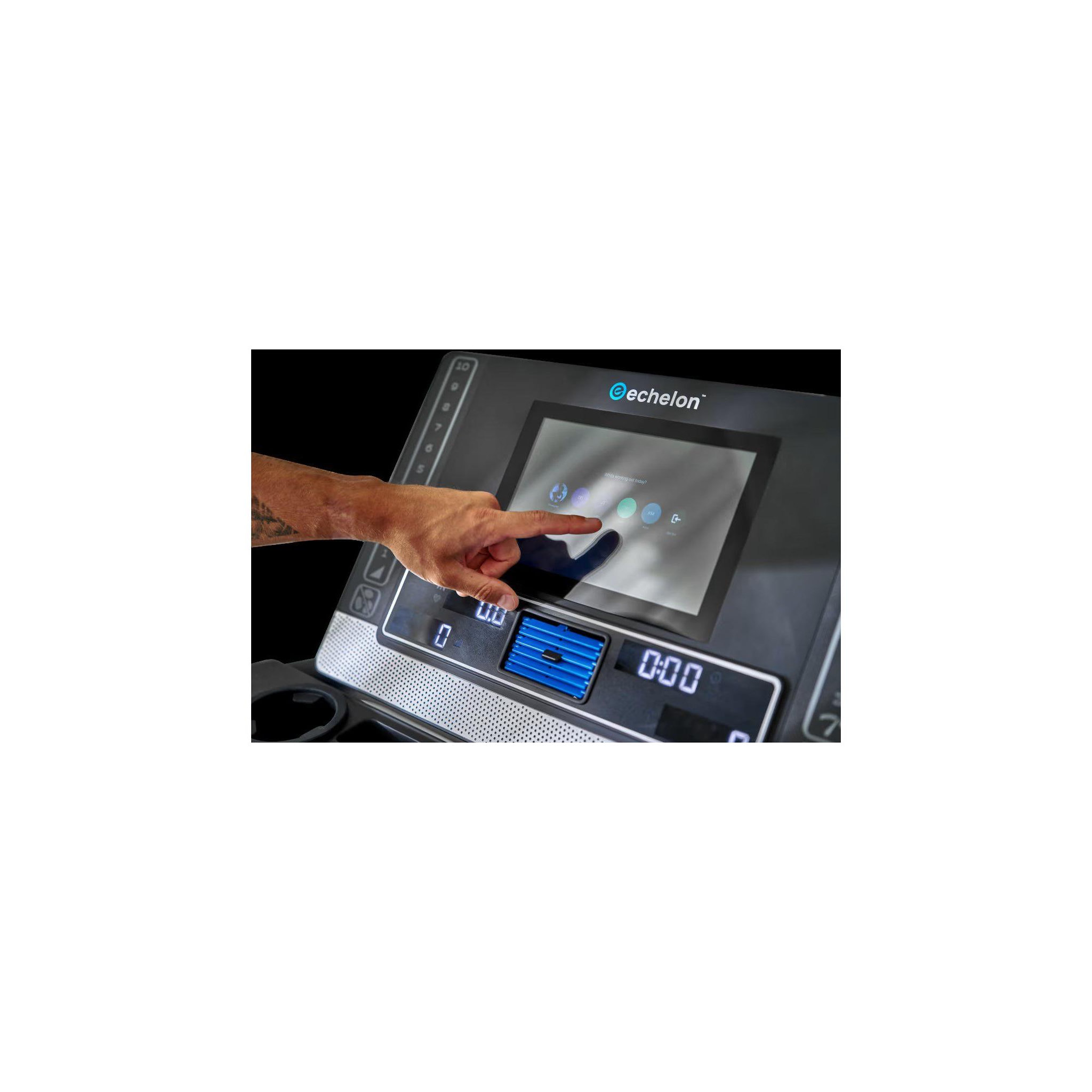 Voir la diapositive 4 : ECHELON Tapis de course pliable connecté - modèle stride 6s-10 - echelon - maison/appartement - écran hd 10 pouces