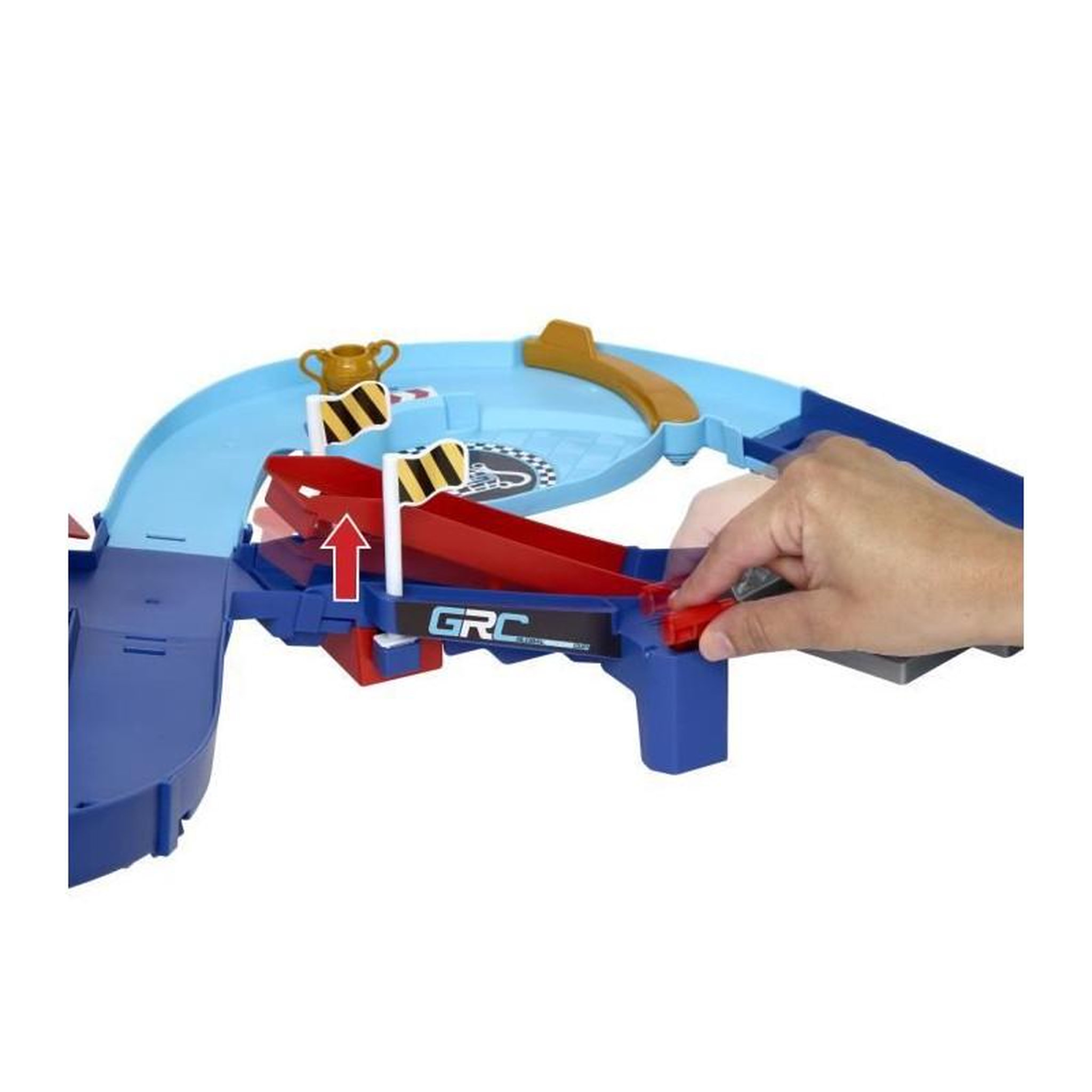 Voir la diapositive 5 : MATTEL Circuit de saut Mattel multicolore