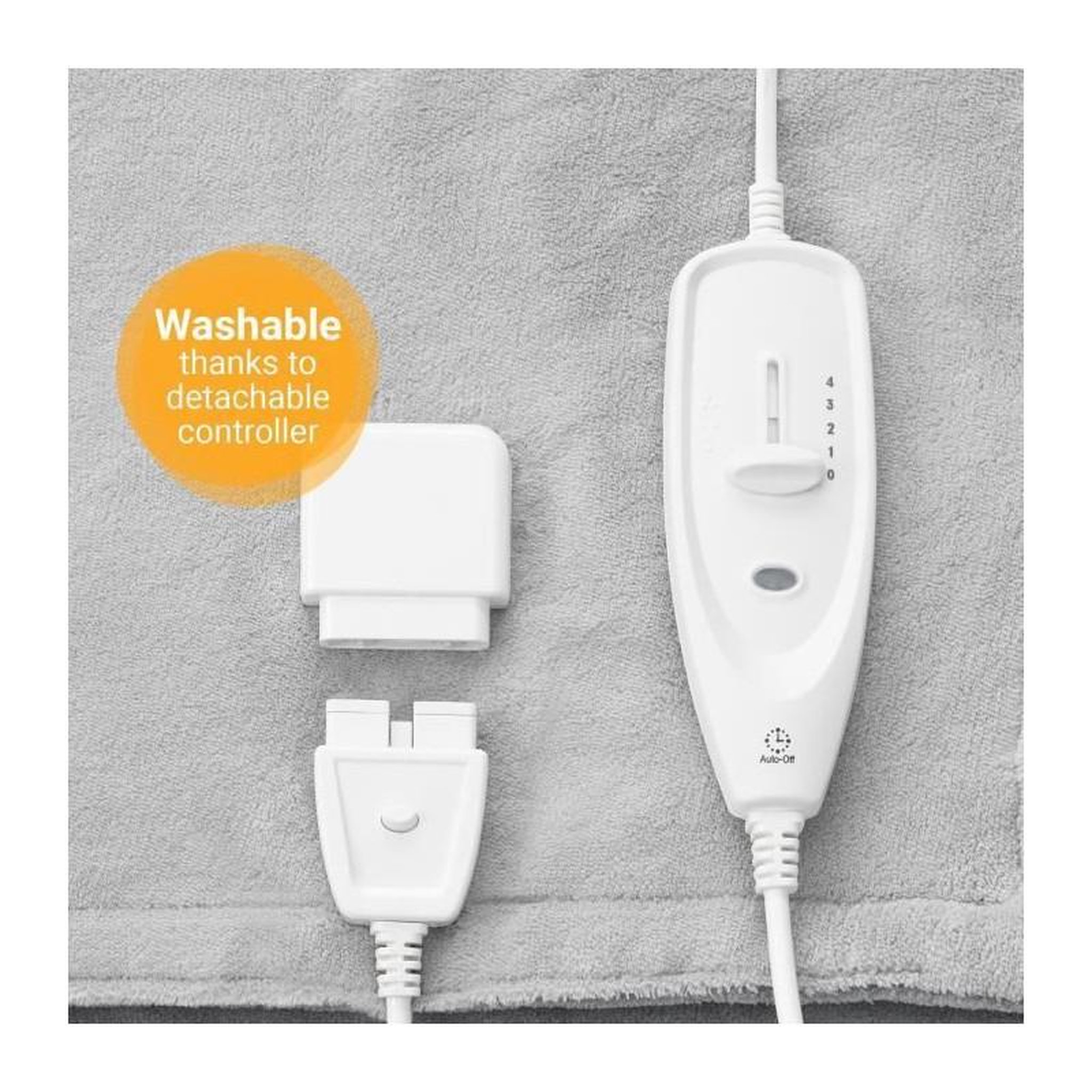 Voir la diapositive 6 : Medisana Medisana Couverture chauffante XXL HB 675 2x1,5 m Gris