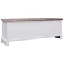 Voir la diapositive 4 : VIDAXL Banc d'entree Marron 115x30x40 cm Bois