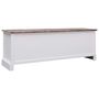 Voir la diapositive 4 : VIDAXL Banc d'entree Marron 115x30x40 cm Bois