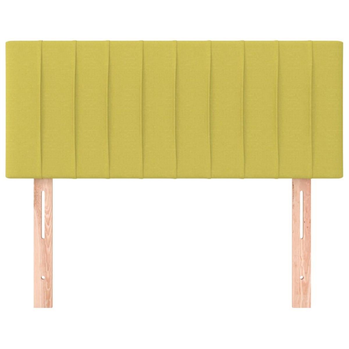 VIDAXL Tete de lit Vert 100x5x78/88 cm Tissu