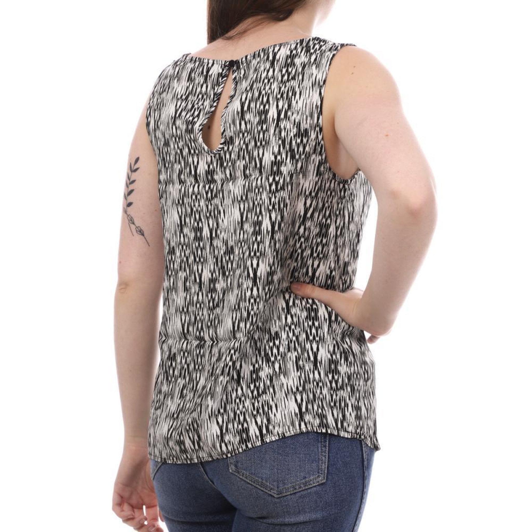 Voir la diapositive 2 : Vero Moda Top Blanc Imprimé Femme Vero Moda Easy