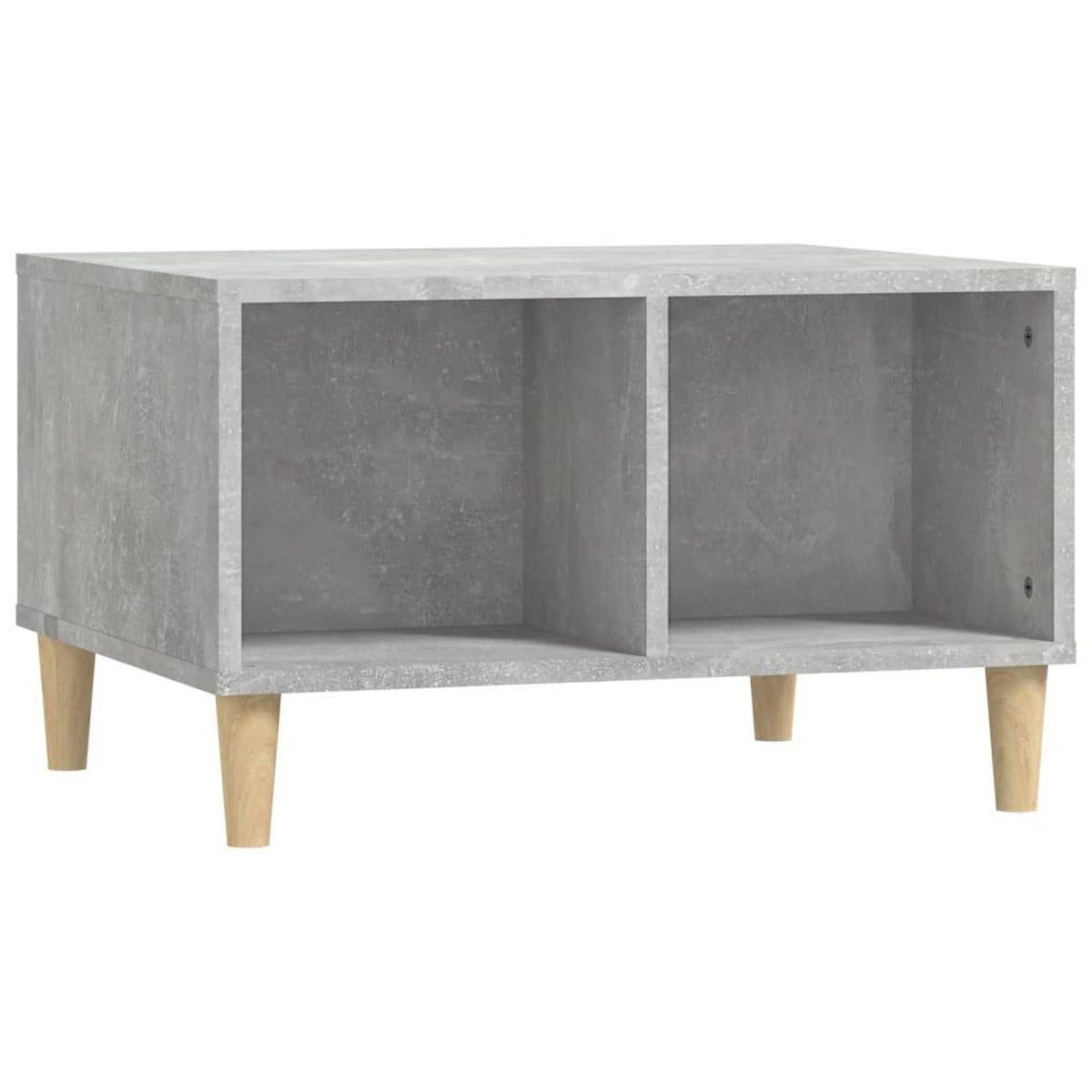 VIDAXL Table basse Gris beton 60x50x36,5 cm Bois d'ingenierie
