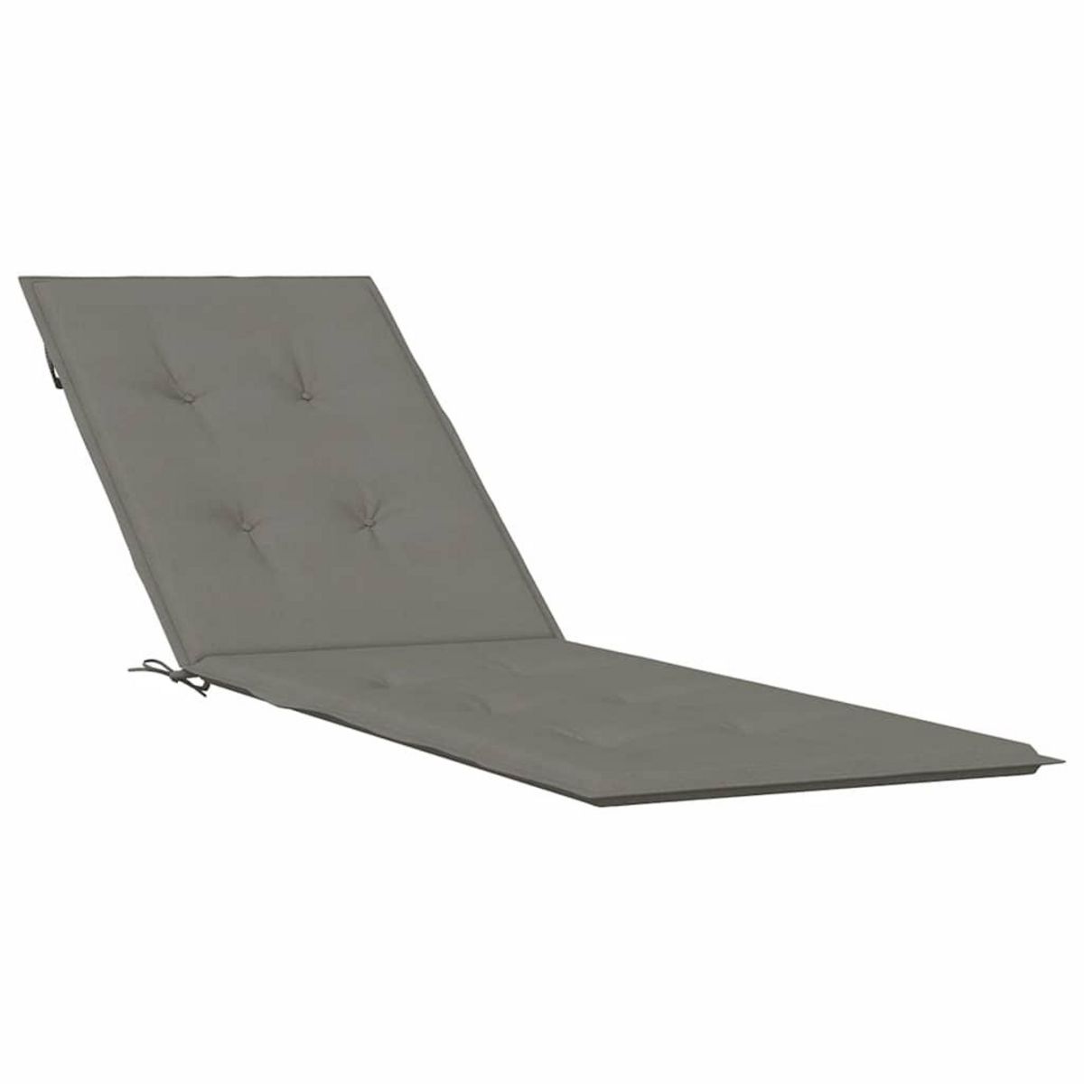 VIDAXL Coussin de chaise longue gris fonce melange (75+105)x50x3 cm