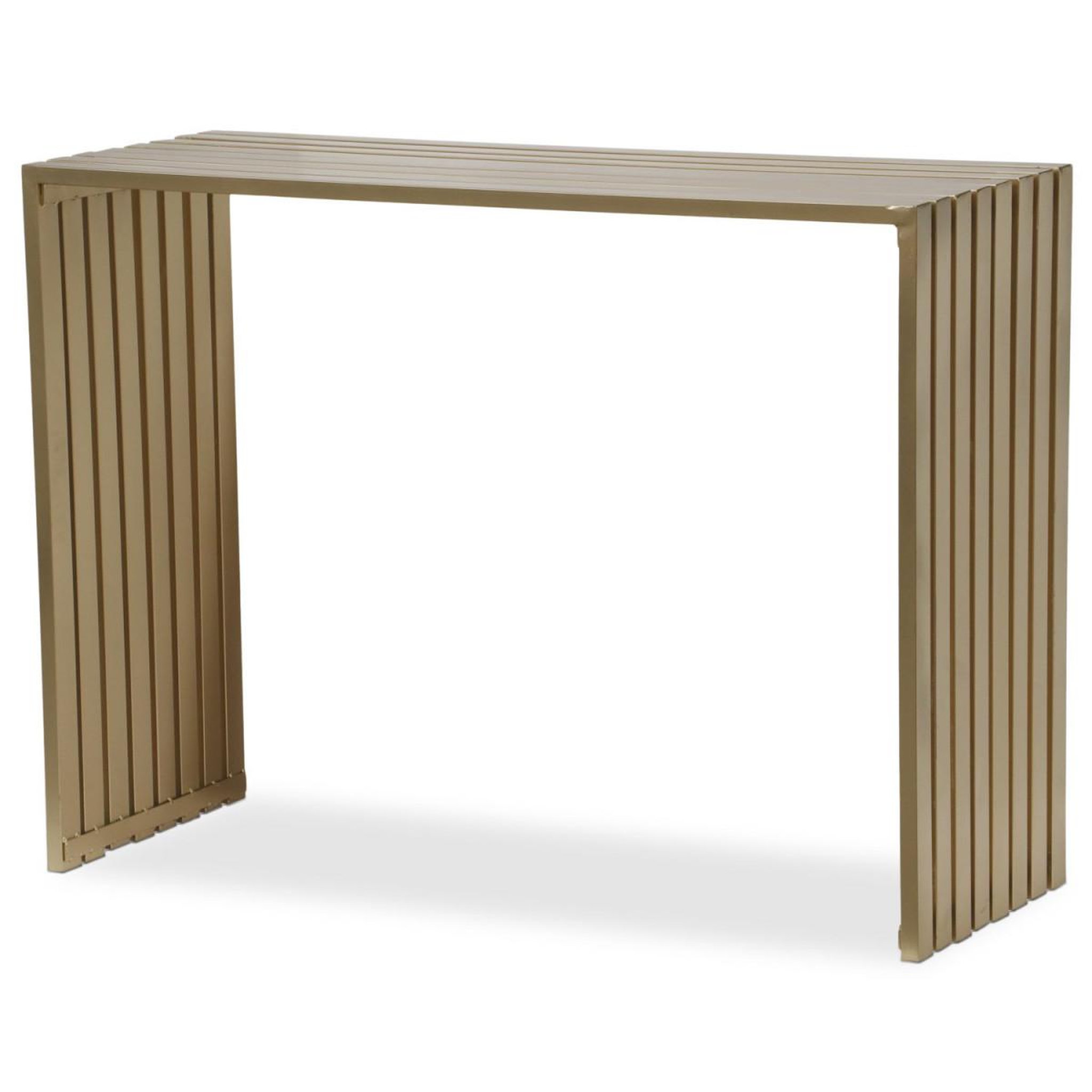 Voir la diapositive 1 : Paris Prix Console design en métal  equalise  106cm or