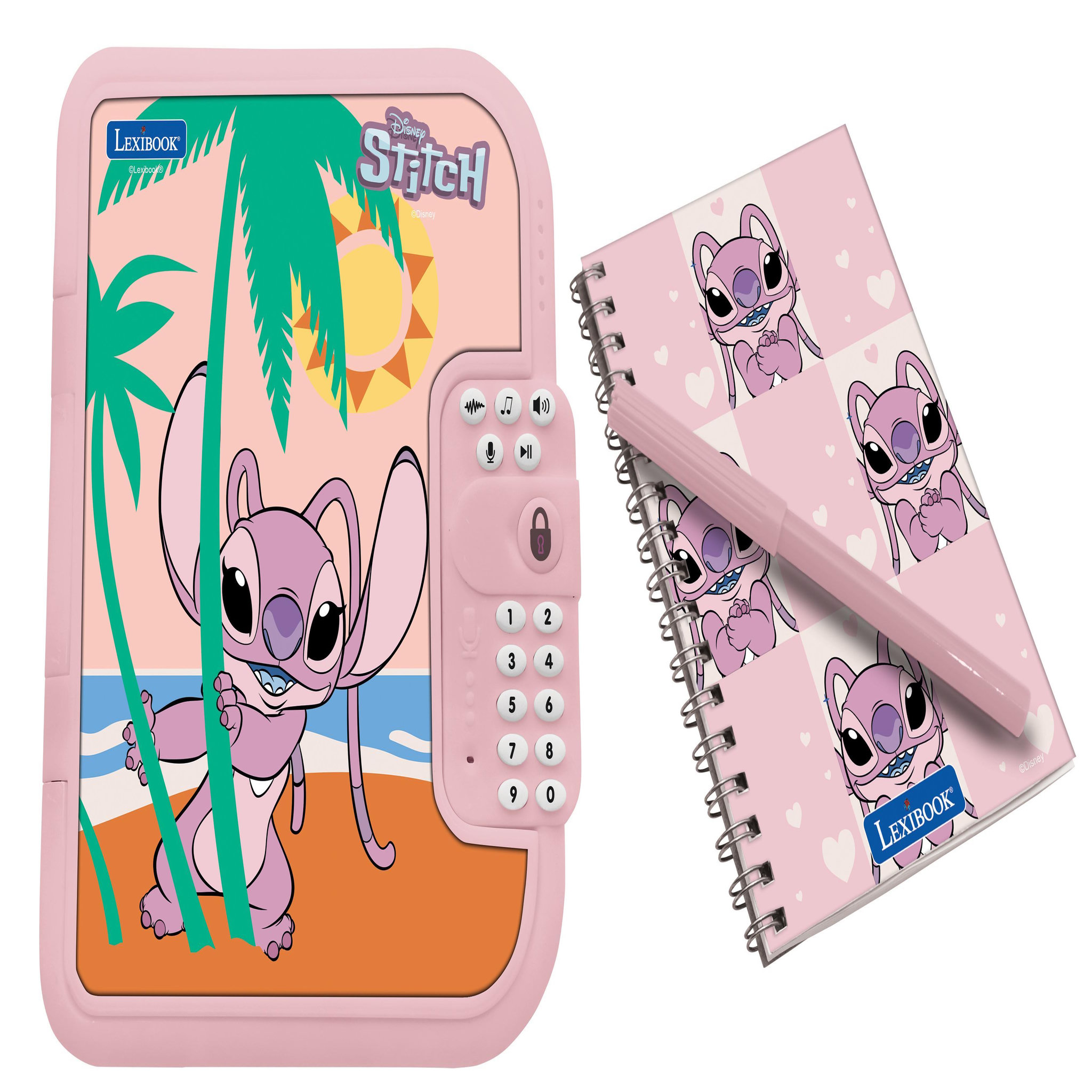 Lexibook Journal intime électronique avec coffre-fort Angel