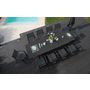 Voir la diapositive 2 : Salon de jardin 10 personnes aluminium anthracite VITTAL
