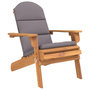 Voir la diapositive 5 : VIDAXL Ensemble de salon de jardin Adirondack 5 pcs bois acacia solide
