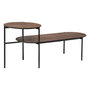 Voir la diapositive 1 : ATMOSPHERA Table Basse 2 Niveaux  Kemi  118cm Marron
