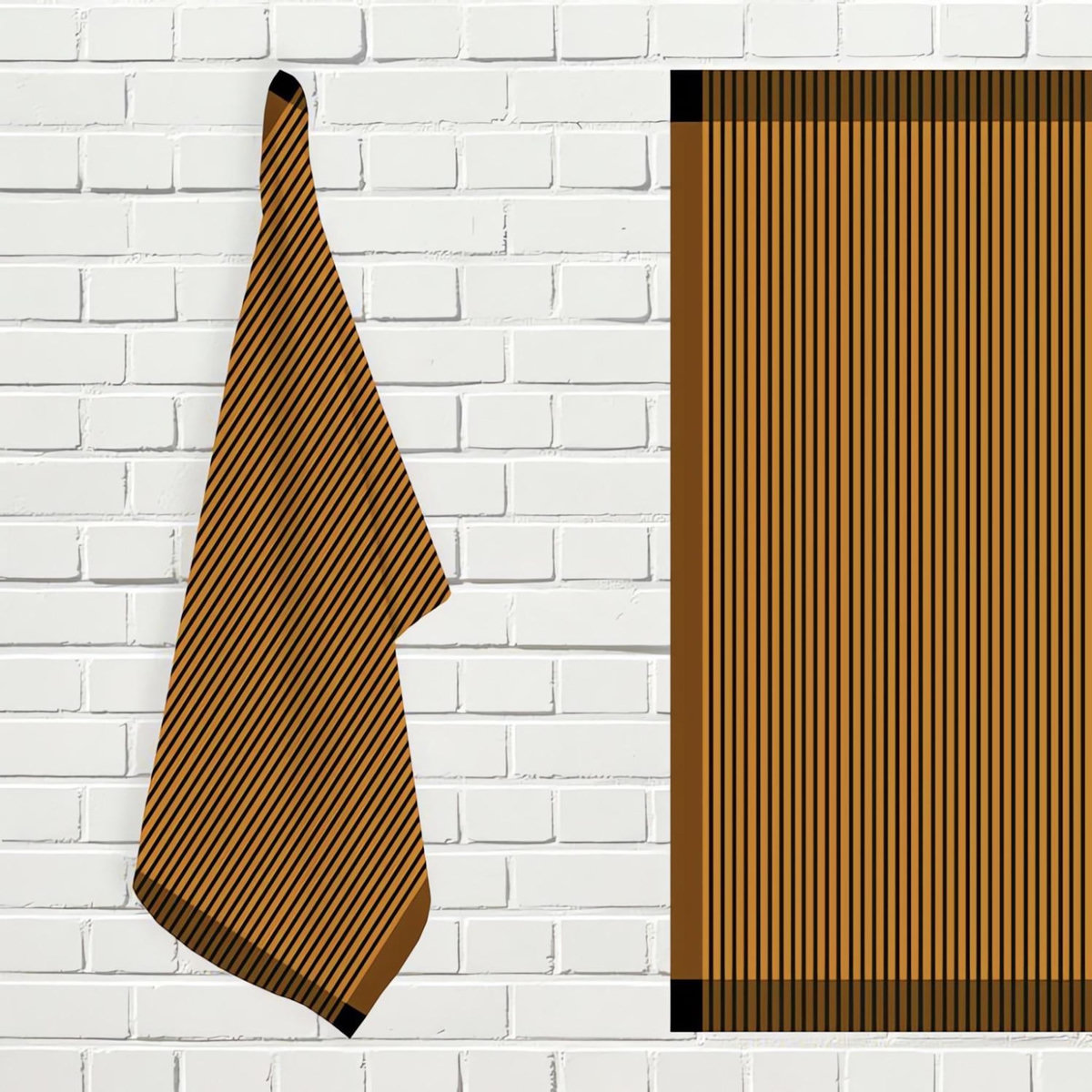 SOLEIL D'OCRE Lot de torchons de cuisine coton KENT, par Soleil d'ocre