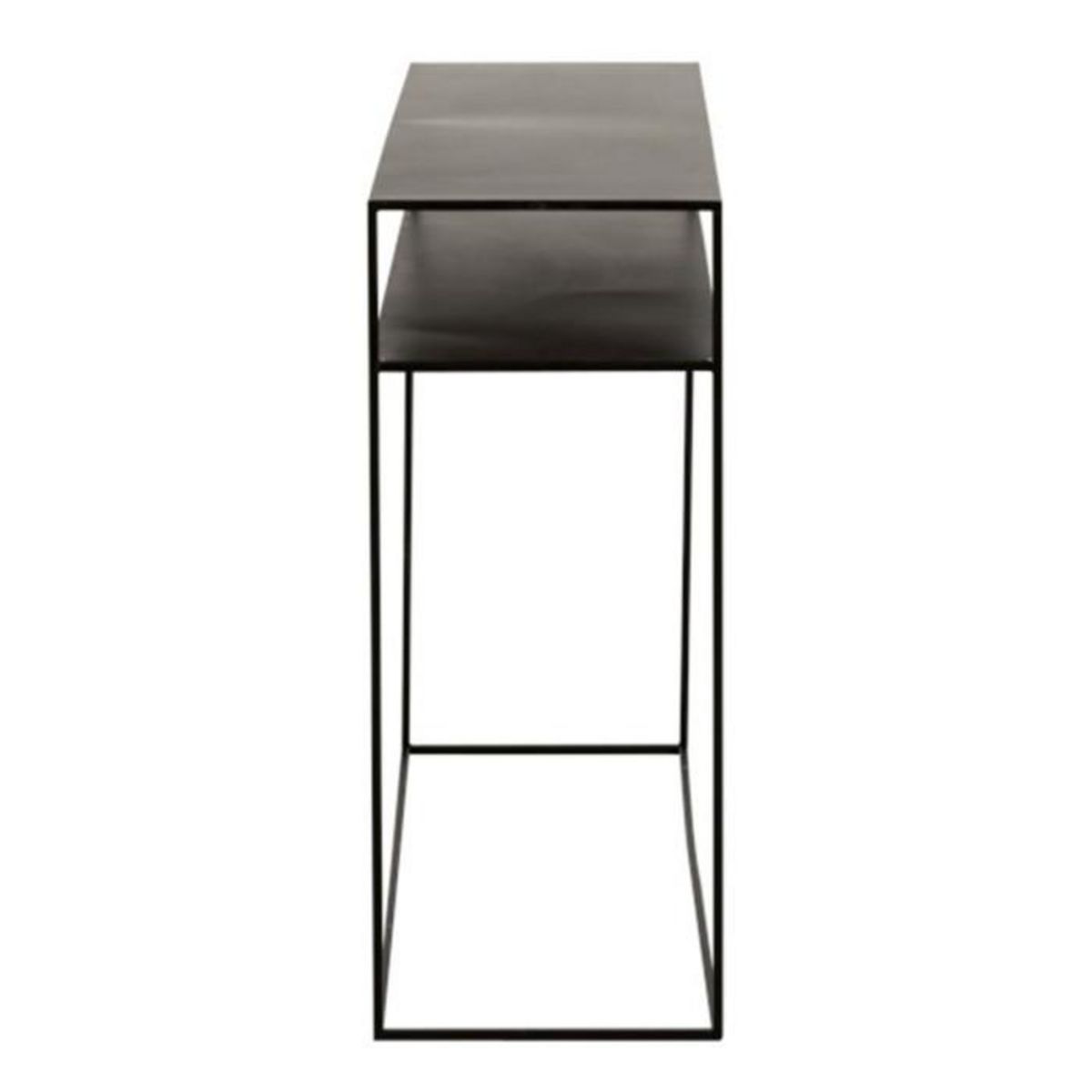 Paris Prix Console Design 2 Niveaux  Lovra  100cm Noir