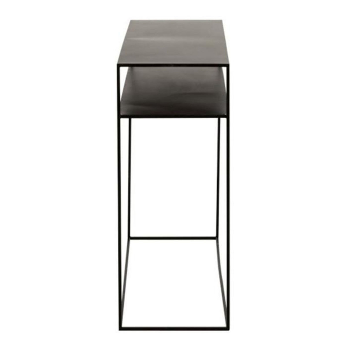 Paris Prix Console Design 2 Niveaux  Lovra  100cm Noir