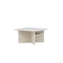 Voir la diapositive 3 : Paris Prix Table Basse Effet Marbre  Alesund   75cm Beige