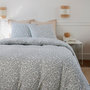 Voir la diapositive 3 : BATON ROUGE Parure housse de couette 100% gaze de coton imprimé edana