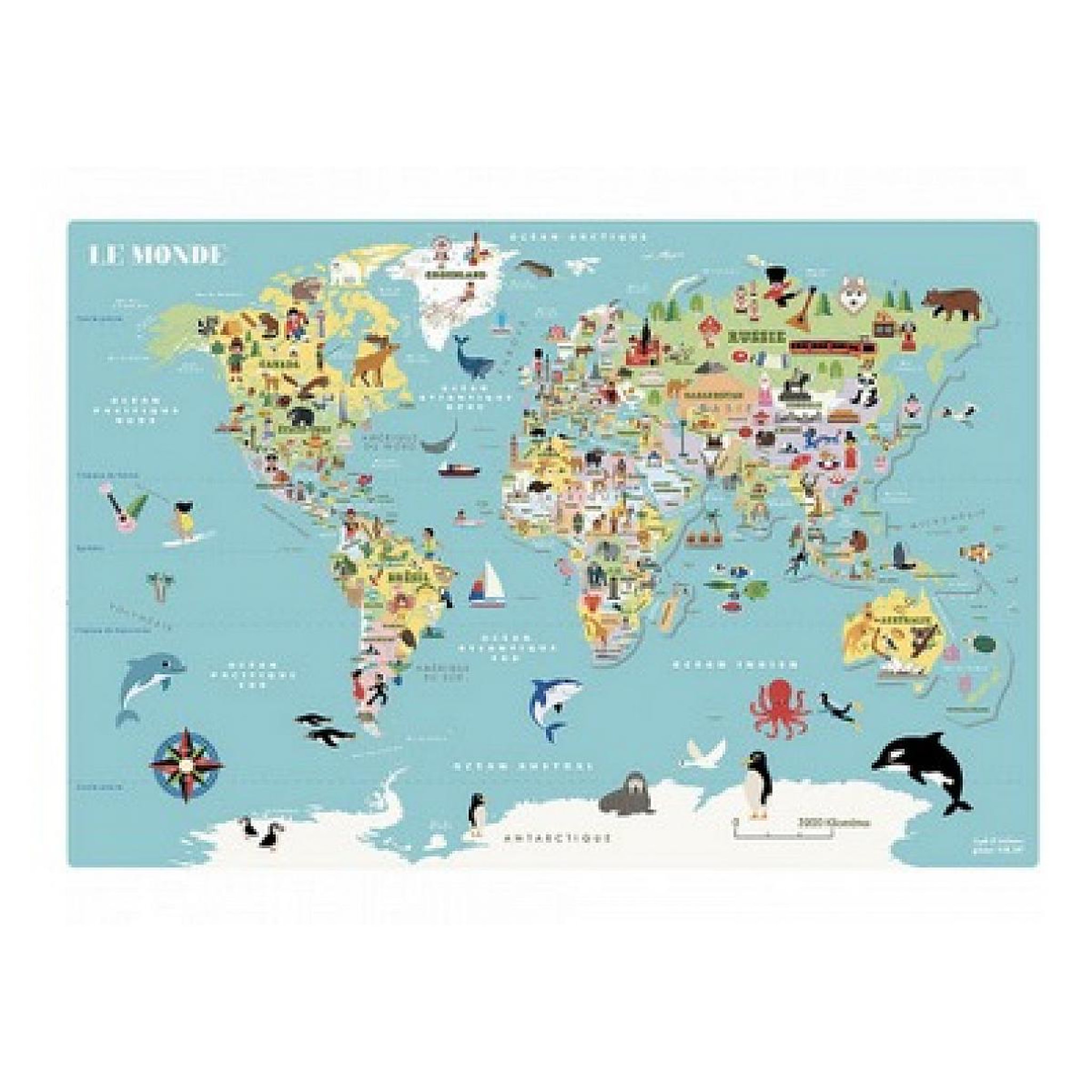 Vilac Carte du monde magnetique