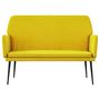 Voir la diapositive 3 : VIDAXL Banc Jaune 108x79x79 cm Velours
