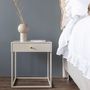 Voir la diapositive 6 : Paris Prix Table de Chevet 1 Tiroir  Bakal  50cm Beige