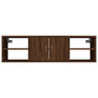 Voir la diapositive 5 : VIDAXL Etagere murale chene marron 102x30x29 cm bois d'ingenierie