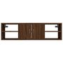Voir la diapositive 5 : VIDAXL Etagere murale chene marron 102x30x29 cm bois d'ingenierie