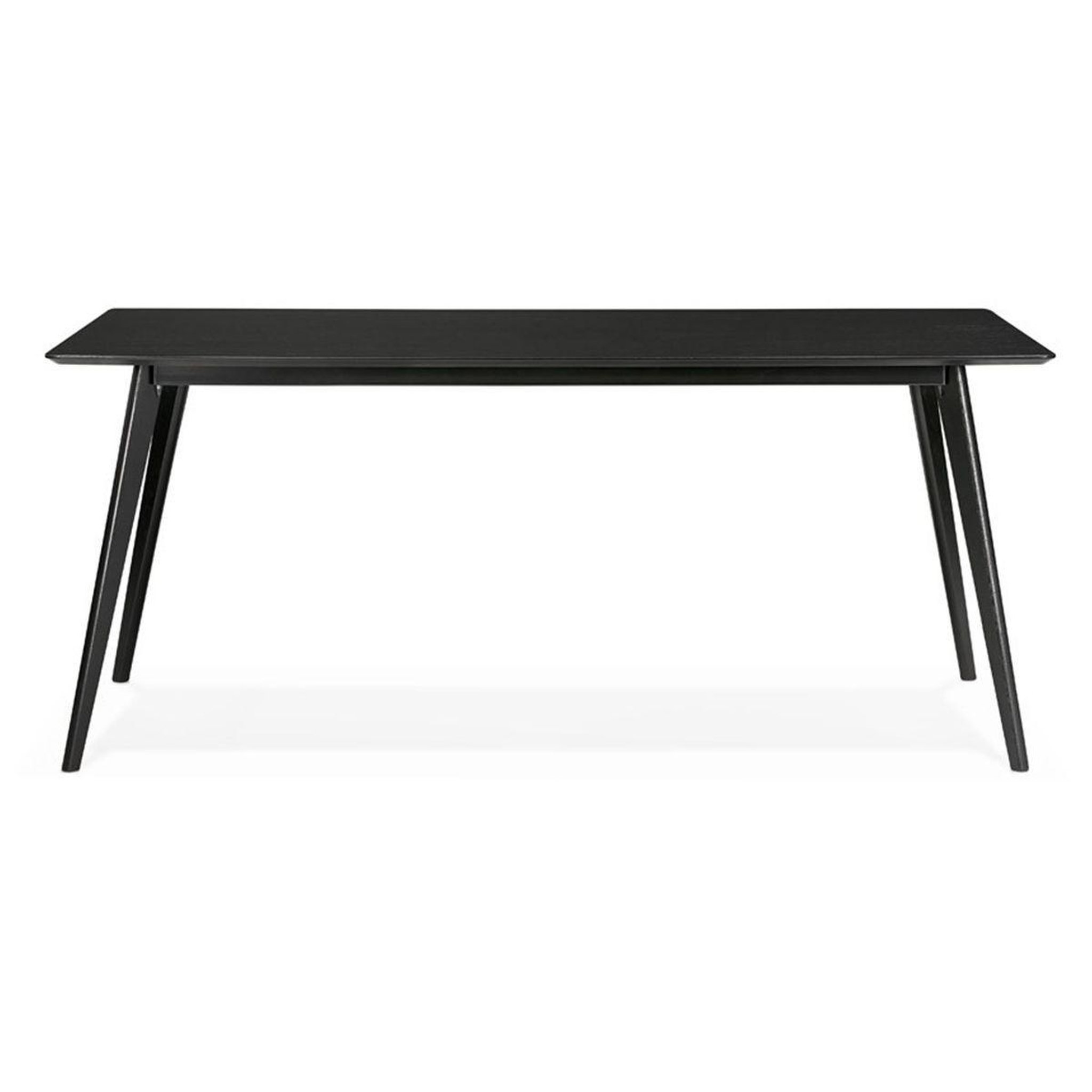 Voir la diapositive 2 : Paris Prix Table à manger design en bois  tabika  180cm noir