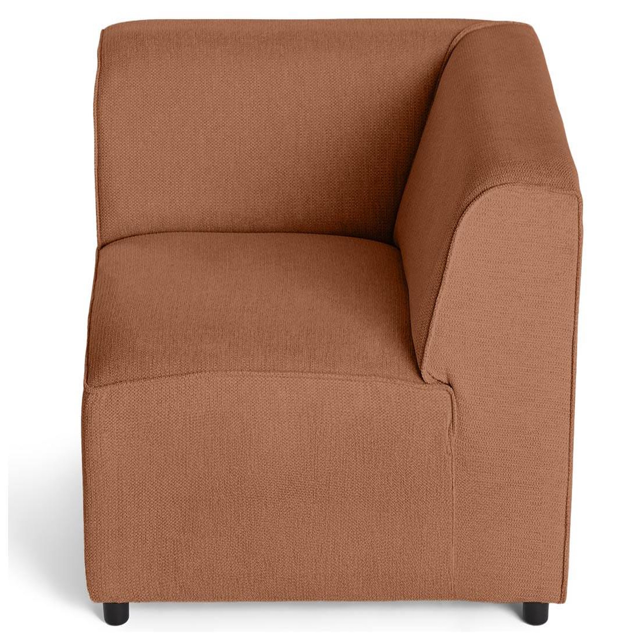 Voir la diapositive 3 : LISA DESIGN Suaro - module d'angle réversible en tissu texturé