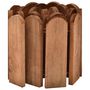Voir la diapositive 2 : VIDAXL Rouleau de bordure Marron 120 cm Bois de pin impregne