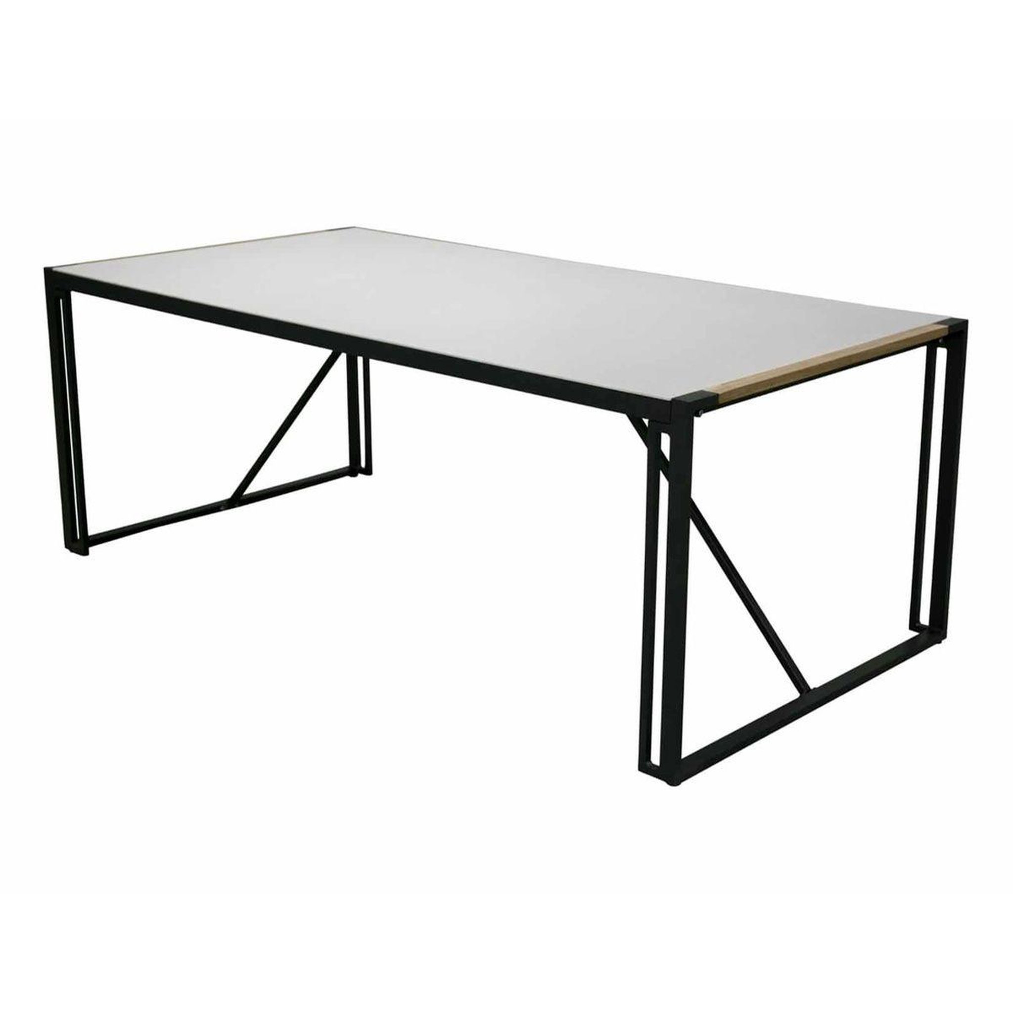 Voir la diapositive 3 : Paris Prix Table de jardin en verre  texas  200cm gris