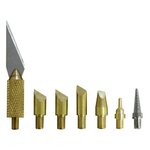 MAXICRAFT Jeu de 6 pannes + 1 lame pour pyrograveurs