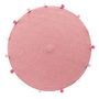 Voir la diapositive 1 : Paris Prix Tapis Rond Enfant  Pompomparty  90cm Rose Dragée