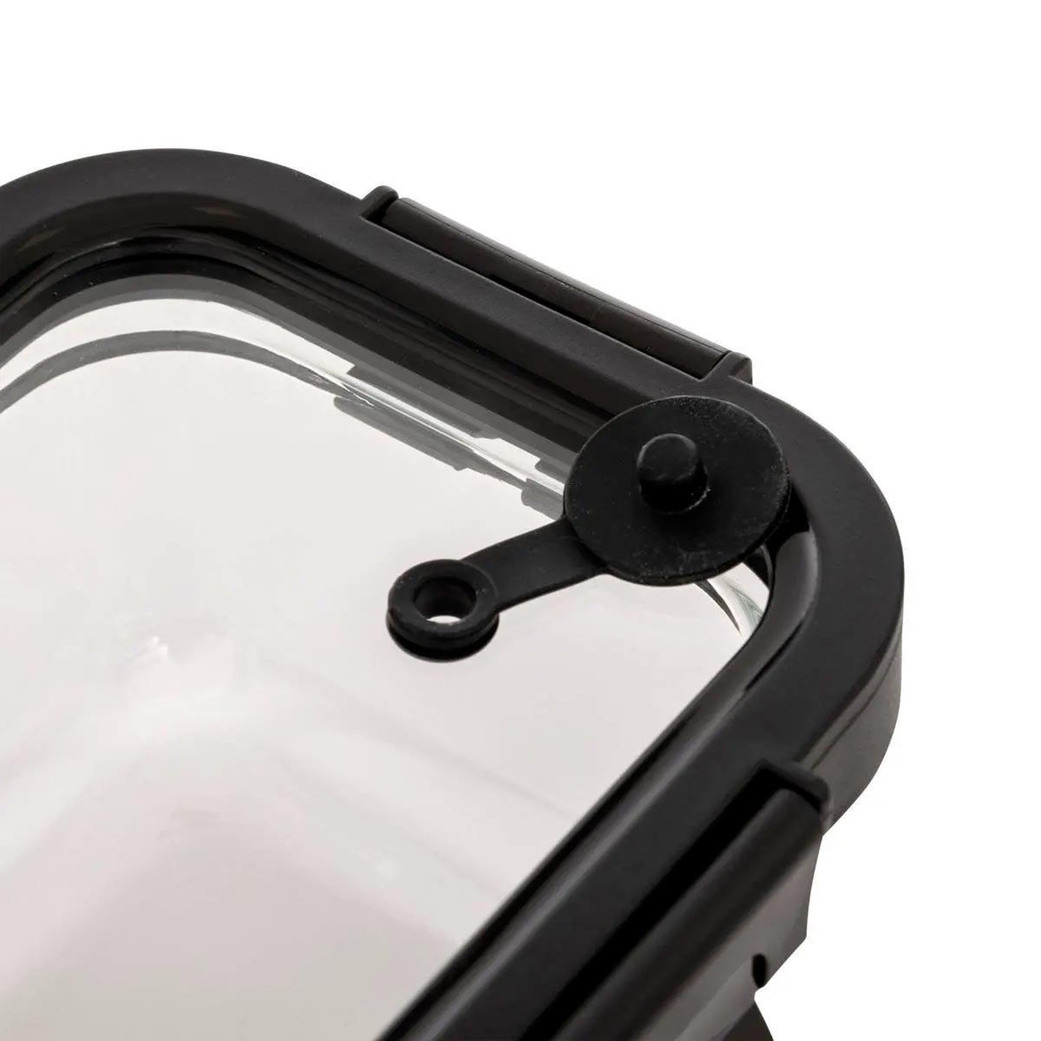 Voir la diapositive 5 : FIVE Boîte de conservation en verre  clipeat plus  0,37l noir