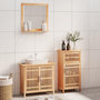 Voir la diapositive 1 : VIDAXL Ensemble de meubles de salle de bain 3 pcs Bois massif de noyer