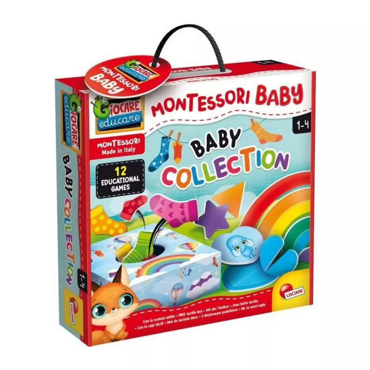 LISCIANI GIOCHI Baby Collection - jeux d'apprentissage - basé sur la méthode Montessori - LISCIANI