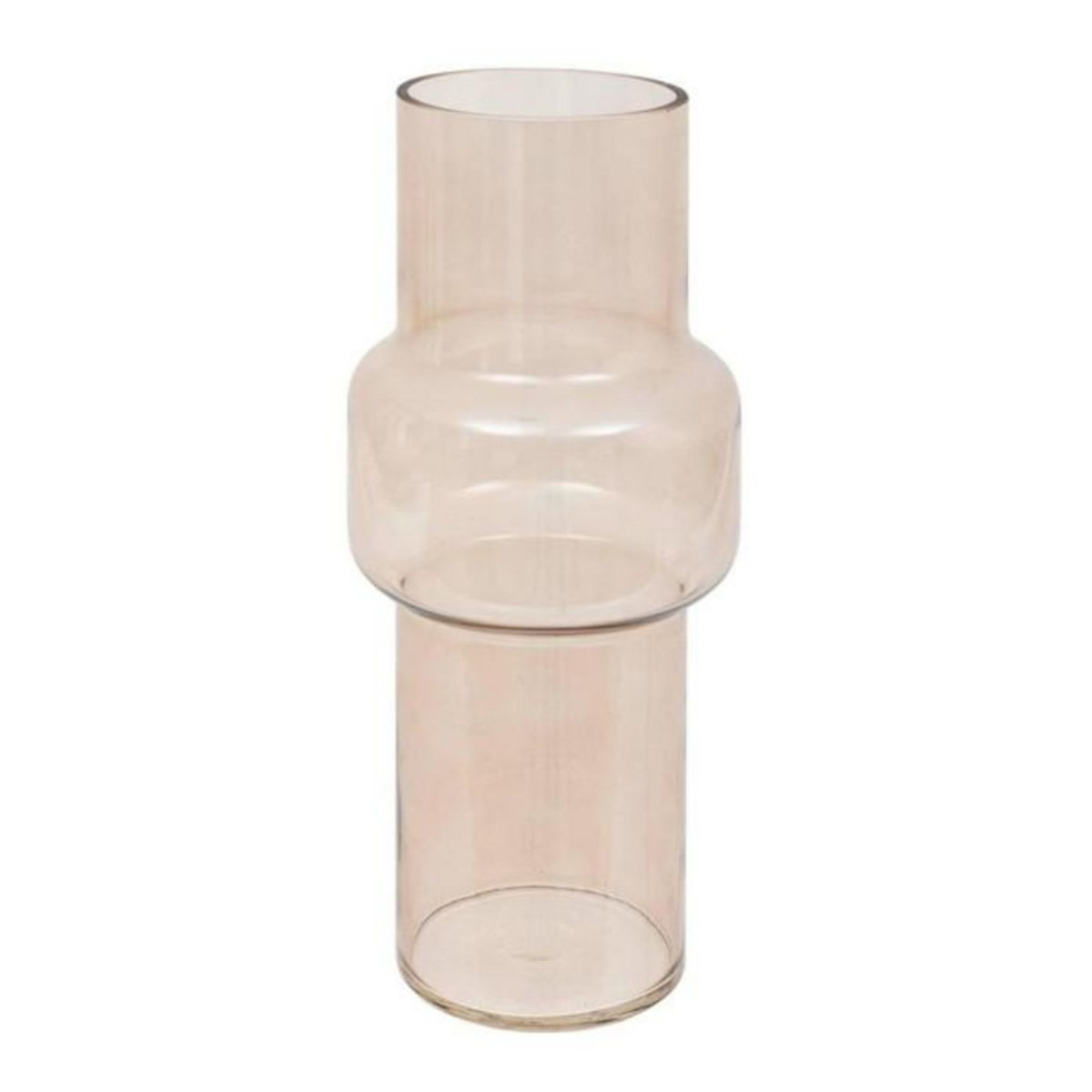 ATMOSPHERA Vase Design Cylindrique  Ella  30cm Rose Clair