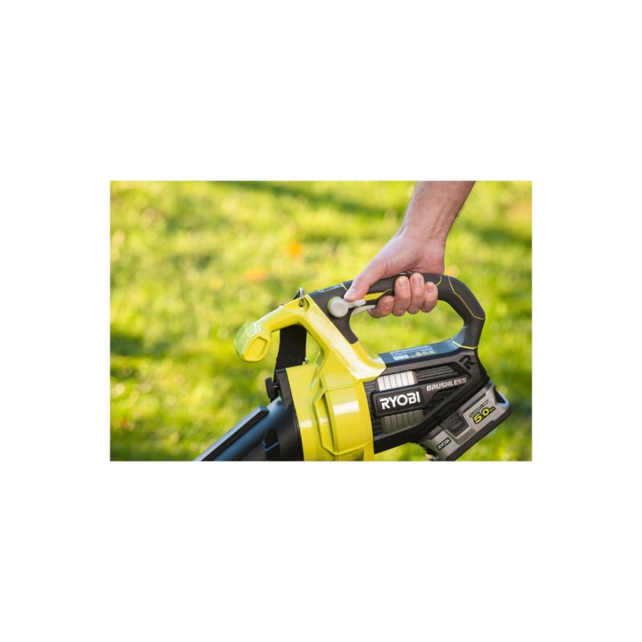 Voir la diapositive 3 : Ryobi Pack ryobi souffleur aspiro-broyeur obv18 - 18v one+ brushless - 1 batterie 2.0ah - 1 chargeur rapi