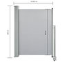 Voir la diapositive 6 : VIDAXL Auvent lateral retractable de patio 100 x 300 cm Gris