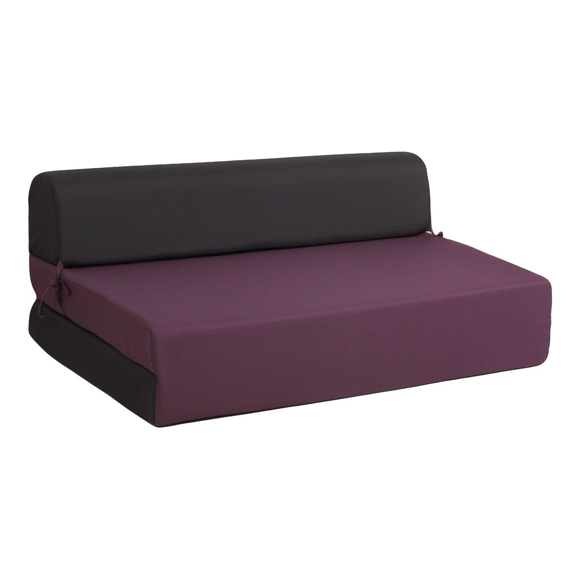 Chauffeuse 2 places tissu bicolore DUETTO