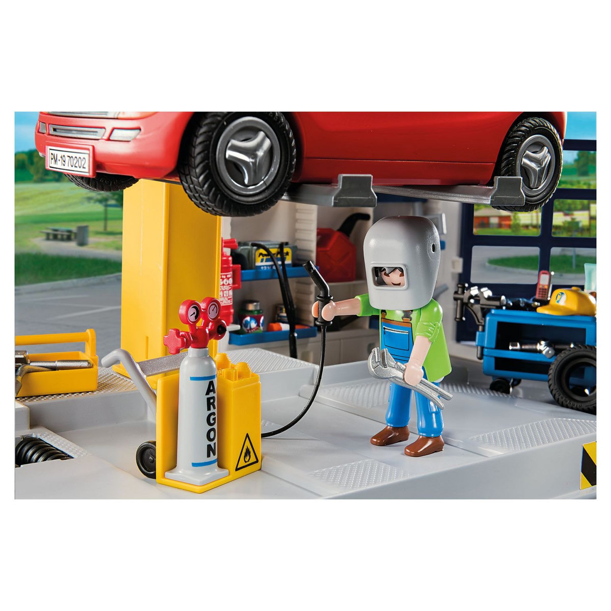 PLAYMOBIL 70202 - City Life - Garage automobile