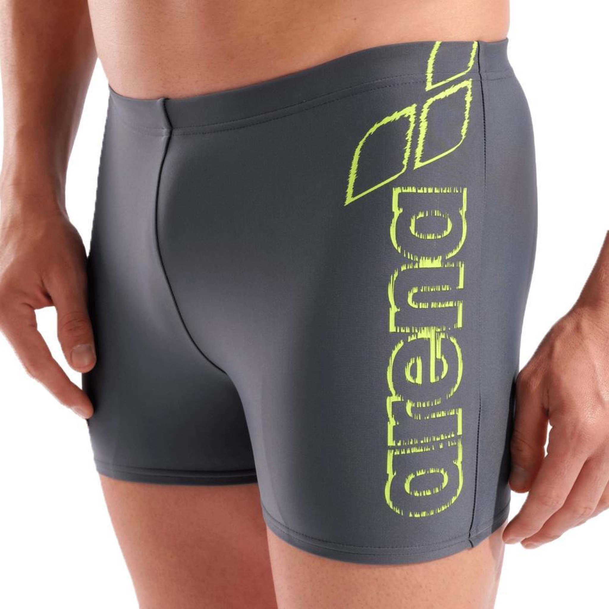 Voir la diapositive 1 : ARENA Maillot de bain vert/jaune homme arena scratchy