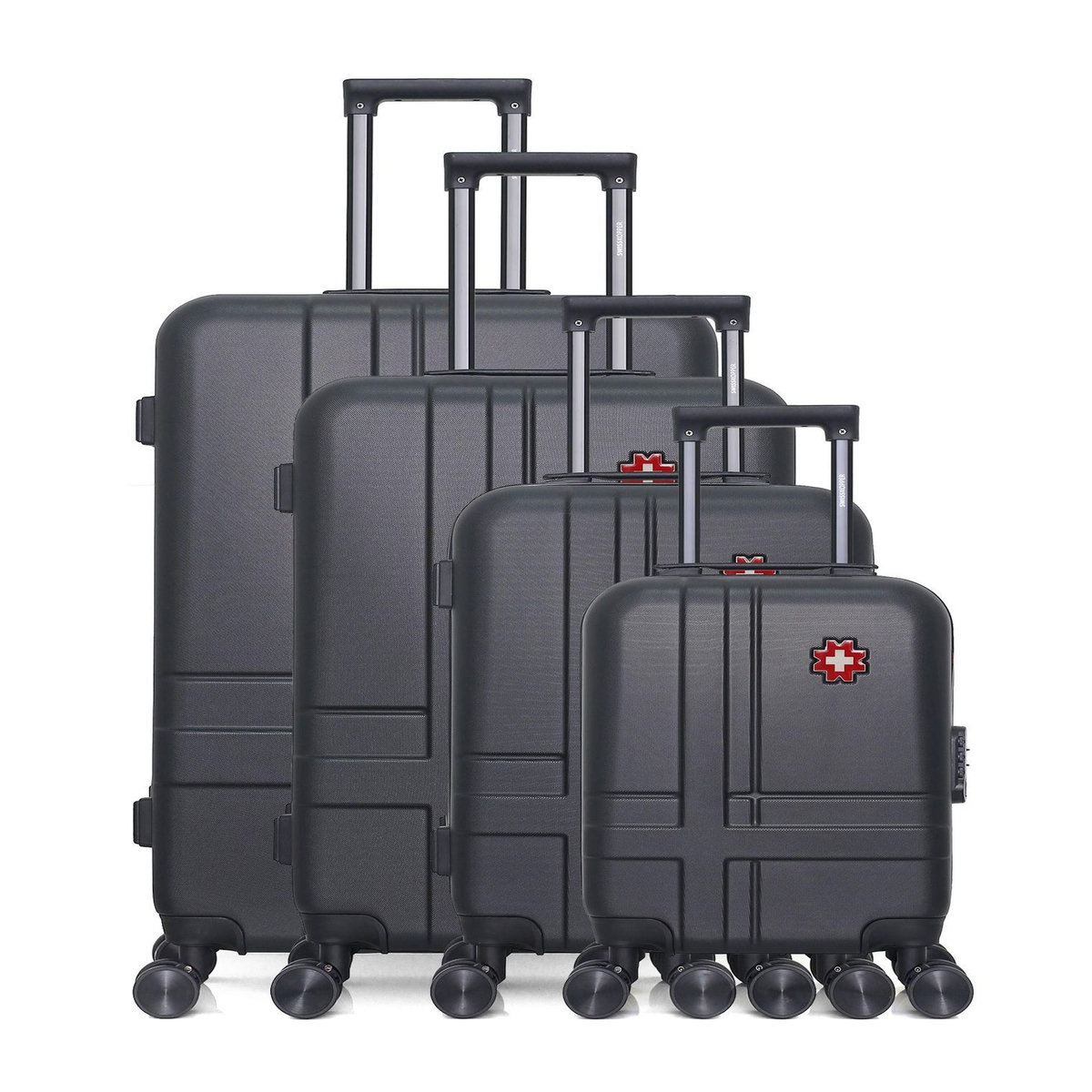 SWISS KOPPER SWISS KOPPER - Set de 4 Valises USTER-M 75 cm 4 Roues