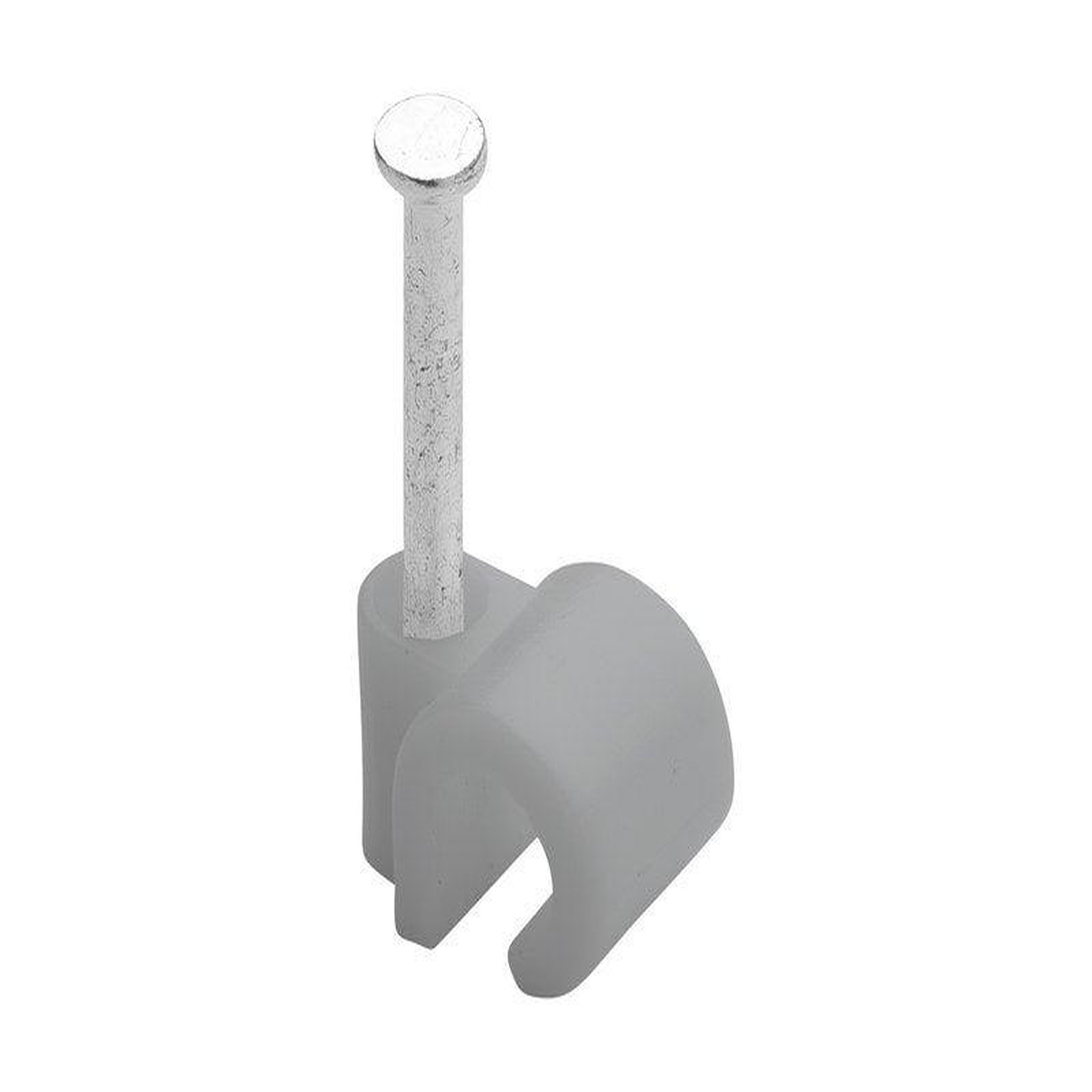 CENTRALE BRICO Lot de 100 attaches-fils, Diamètre de 4 à 7 mm, L.20 mm, Gris