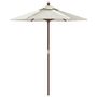 Voir la diapositive 4 : VIDAXL Parasol de jardin avec mat en bois sable 196x231 cm