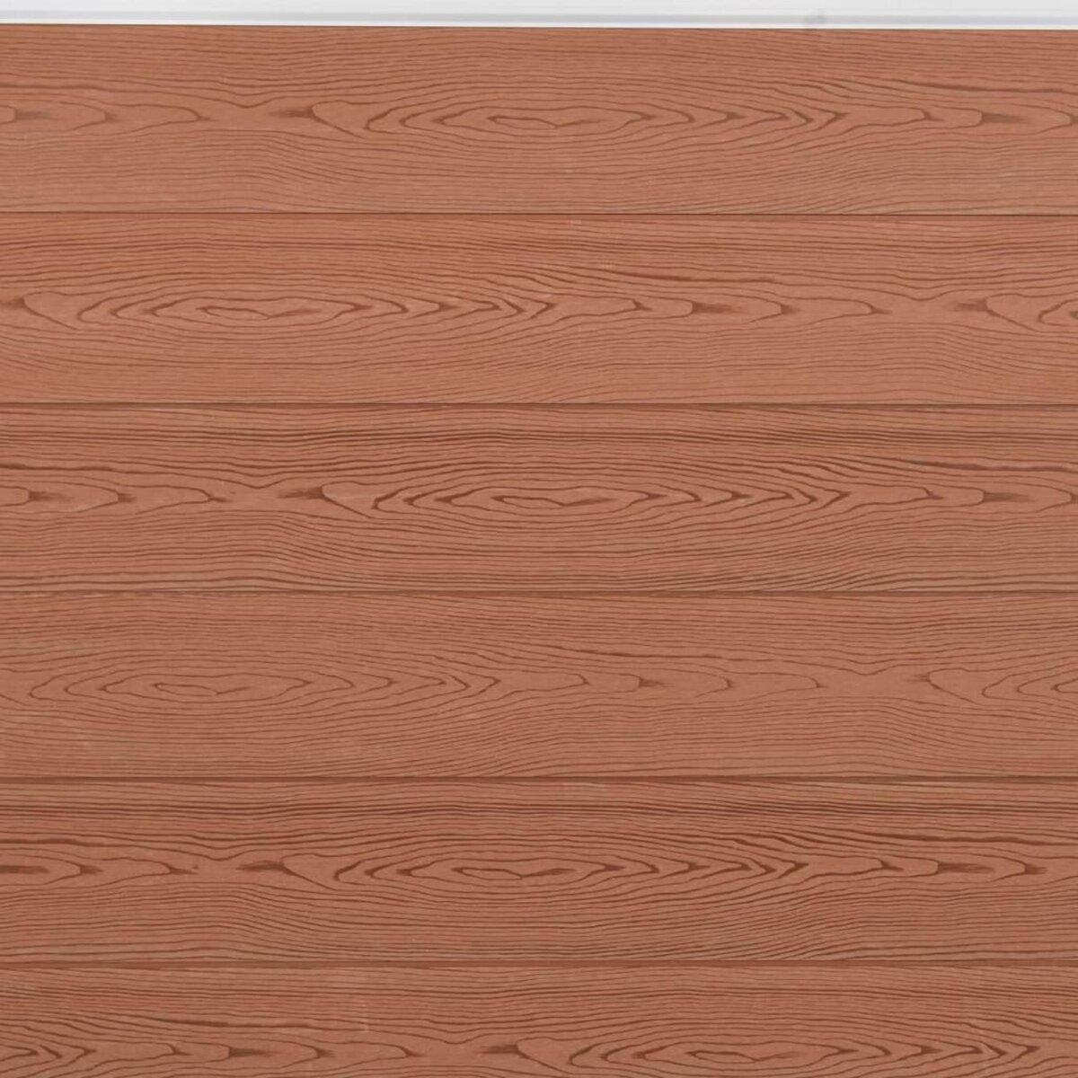 VIDAXL Ensemble de panneaux de cloture marron 180x186 cm WPC