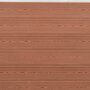 Voir la diapositive 4 : VIDAXL Ensemble de panneaux de cloture marron 180x186 cm WPC